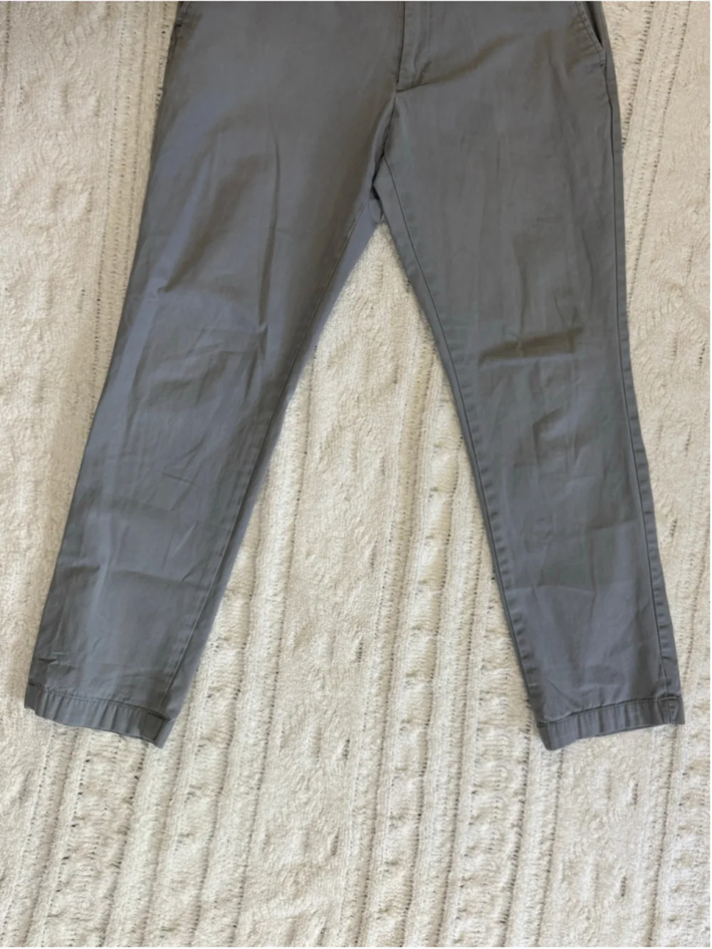 Banana Republic Aiden Slim Chino Pants Gray 34x32